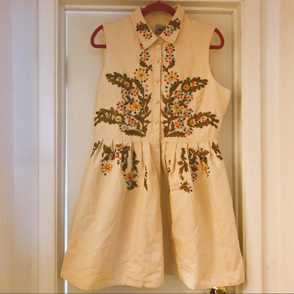 Asos Shirt dress with Habanero Embroidery - Picture 4 of 6