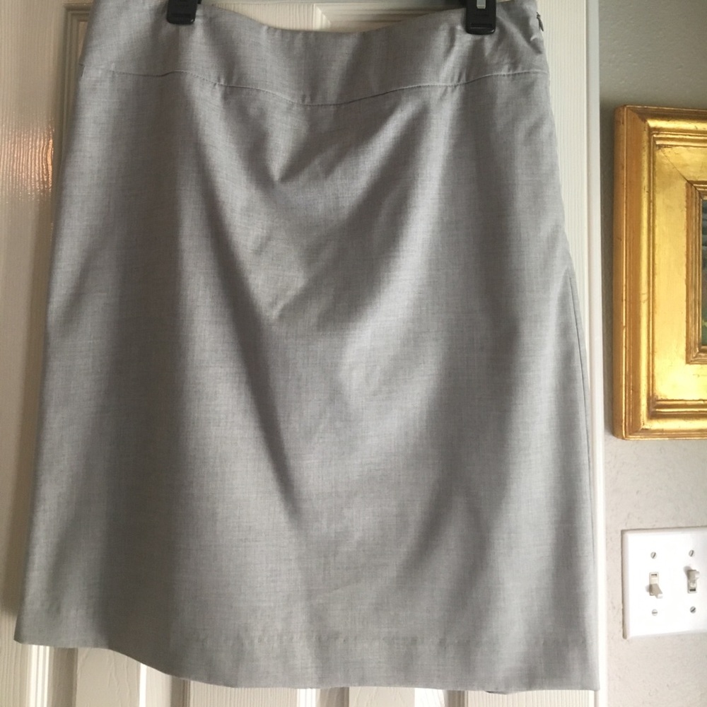 Gray dressy skirt! Smoke free home. Worn once!