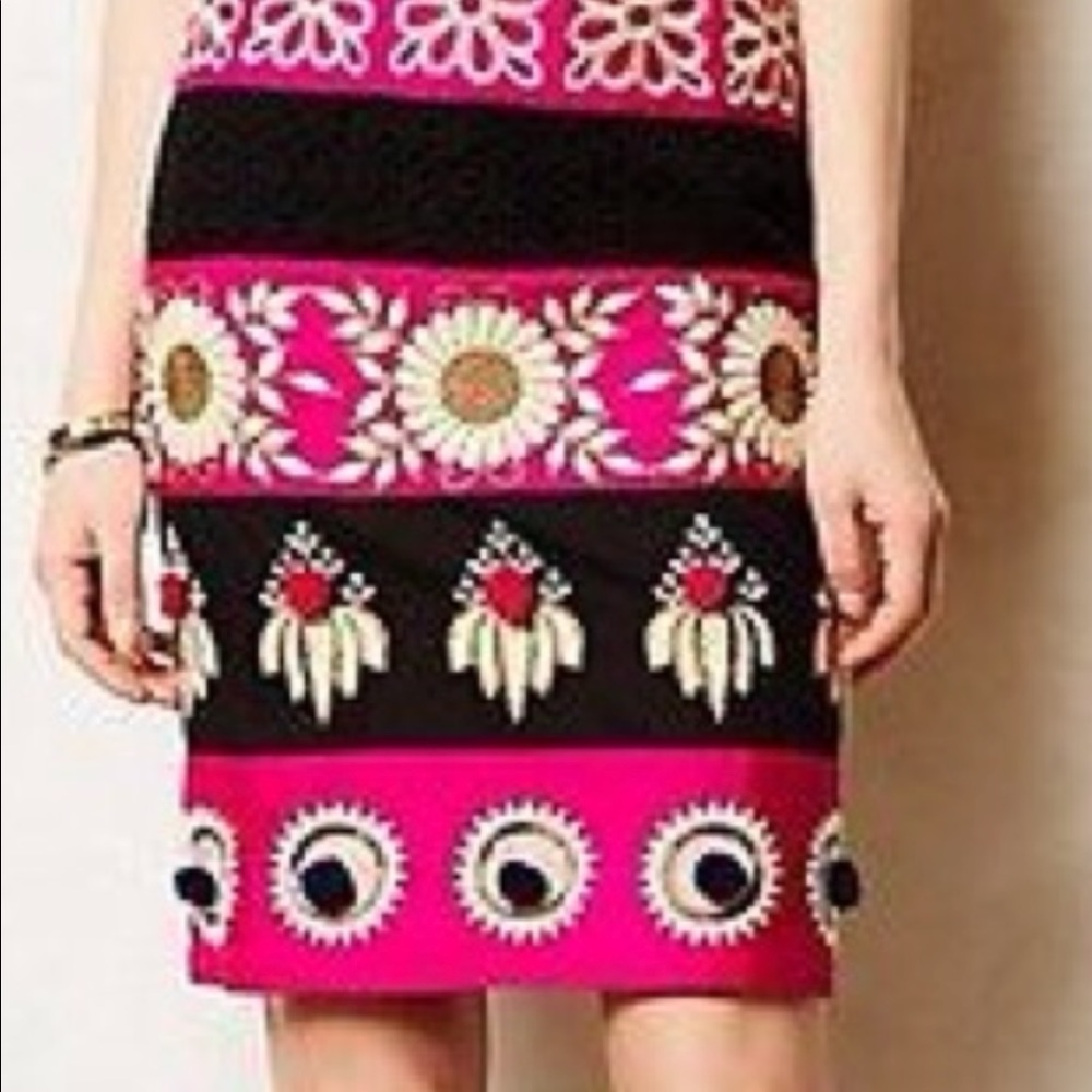 Anthropologie Pom Pom skirt