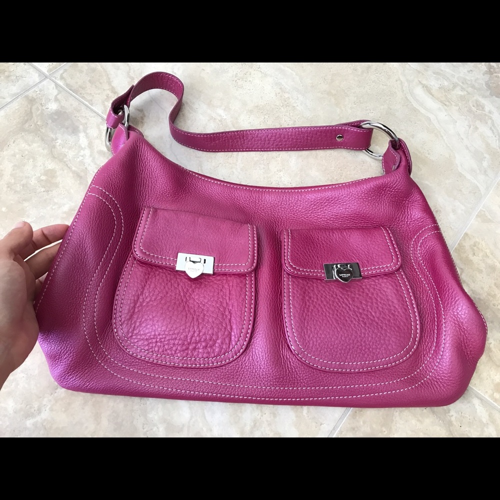 Lovcat Paris bright pink shoulder purse