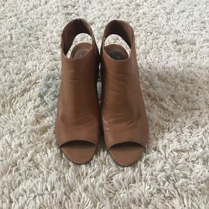 Steve Madden open-toes booties
