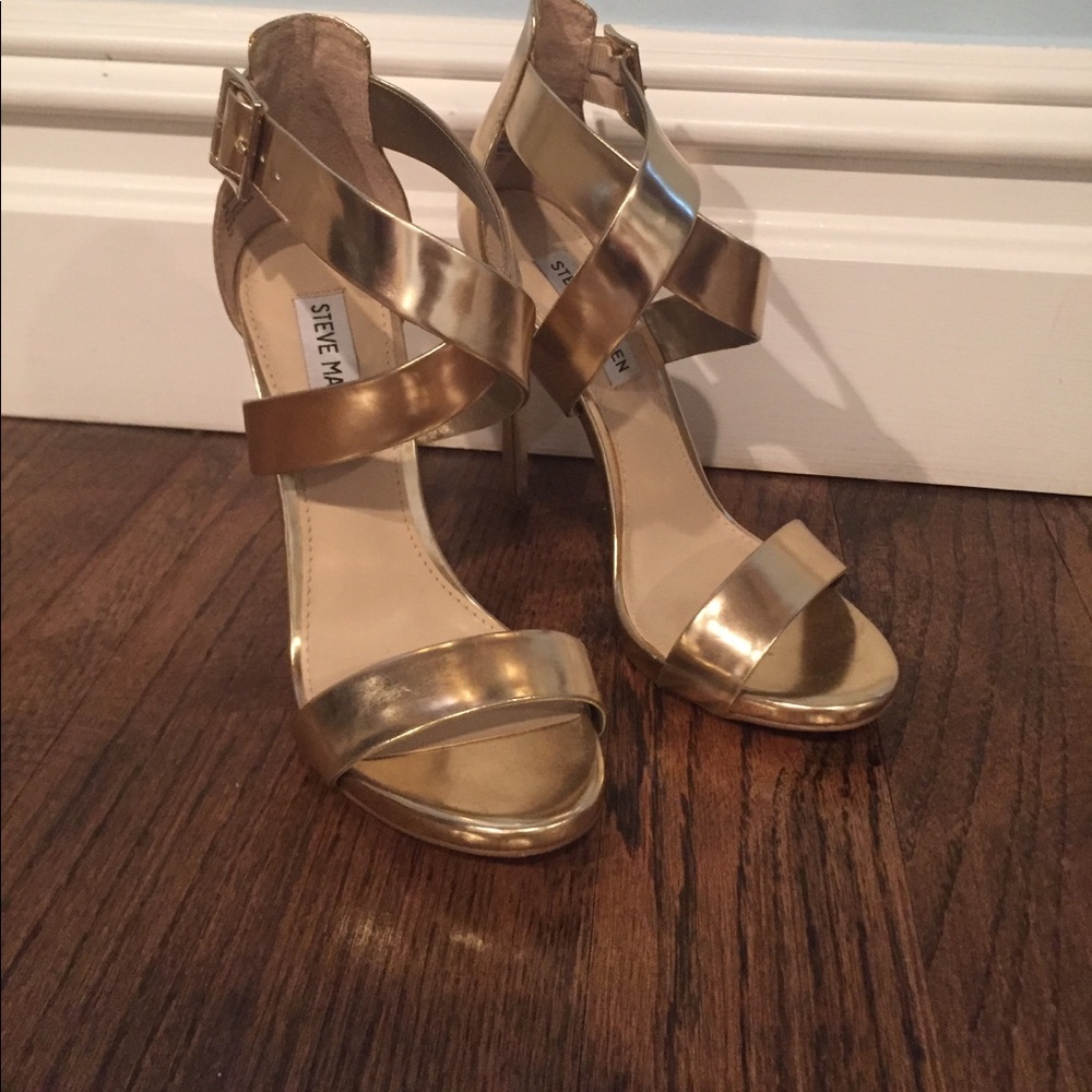 Gold heels