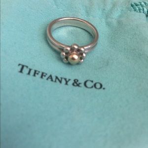 Tiffany & Co. Silver&18K Gold Picasso Jolie Ring
