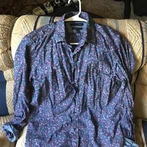 Banana Republic Camden Fit Floral Button Down