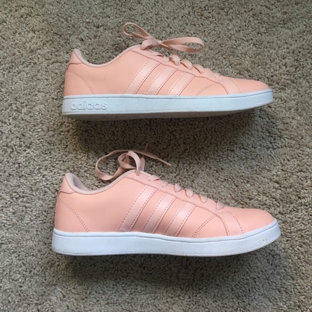 Pink Adidas Baseline Sneakers