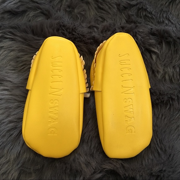sweet n swag Shoes Sweet N Swag Yellow Moccasins Poshmark