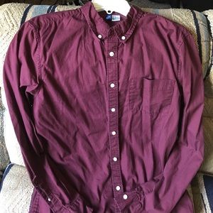 H&M  Maroon Button Down