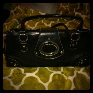 Black Leather Purse