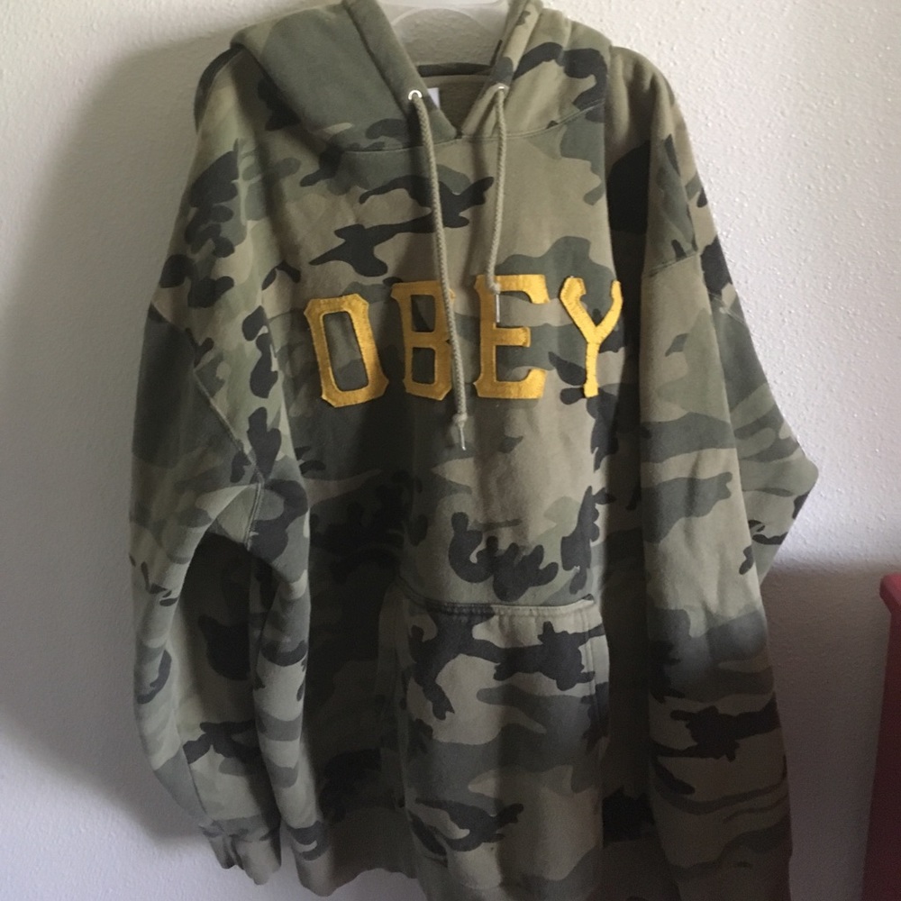 Obey Camo Hoodie