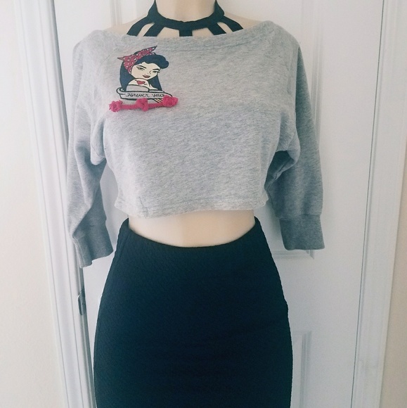 Forever 21 Tops - XXI Pinup crop top