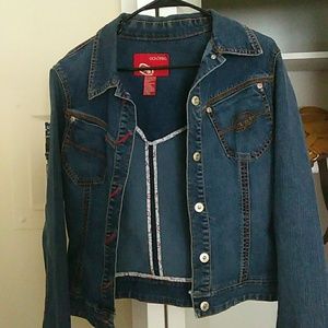 Eckored denim jacket