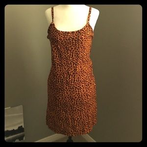 Animal Print Casual Dress/Cover Up