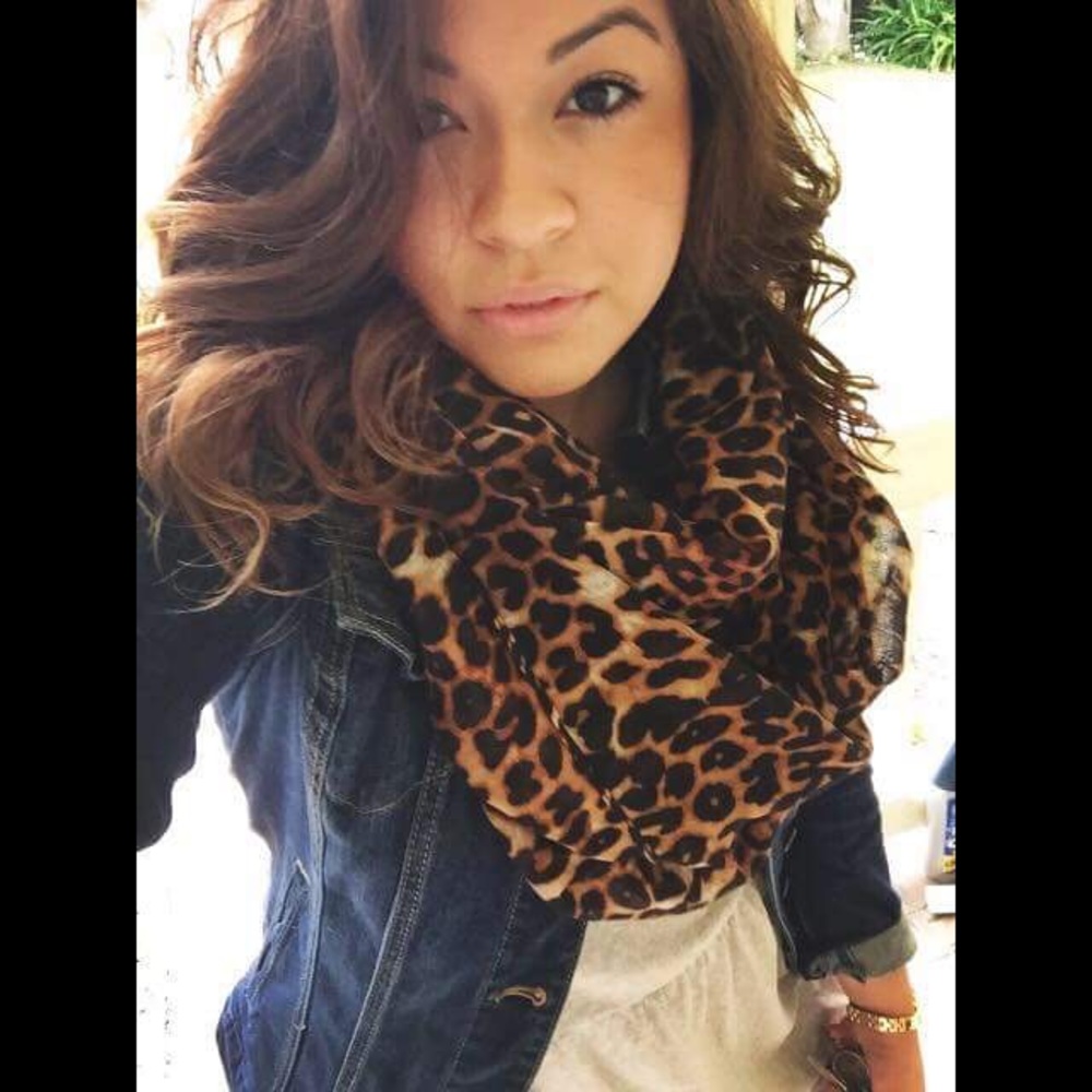 Cheetah infinity scarf