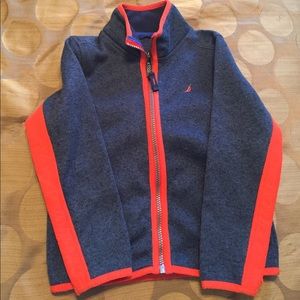 Nautica Jacket 4T blue and orange EUC