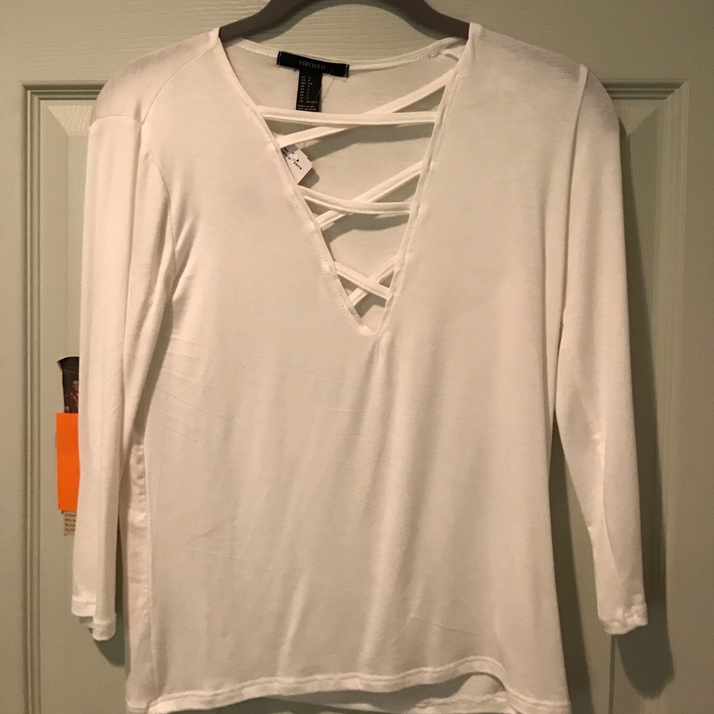 White going out shirt