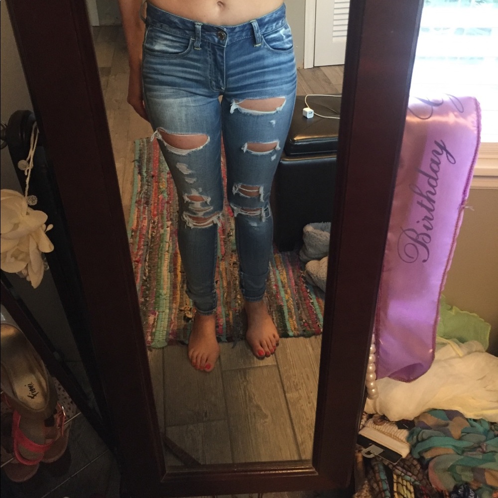 American eagle jeans super stretch jegging