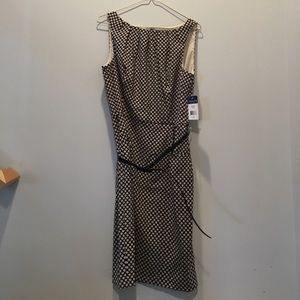 NWT- Polka Dot Dress with belt!