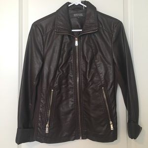 Kenneth Cole faux leather jacket