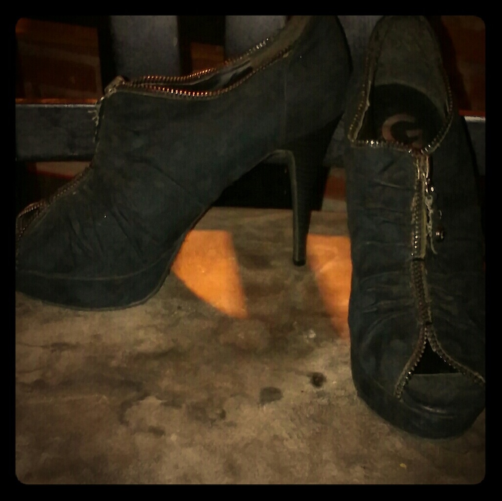 Black Suede Heels