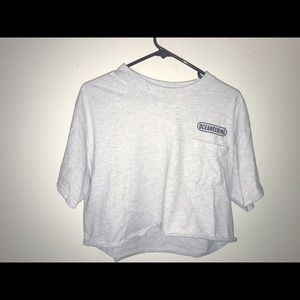 Oceaneering vintage crop t shirt