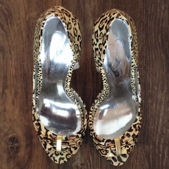 Jessica Simpson Animal Print Heels - Picture 3 of 3