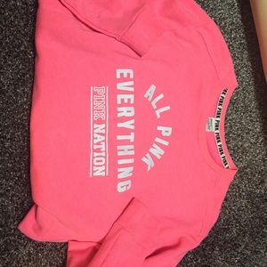 VS pink crewneck