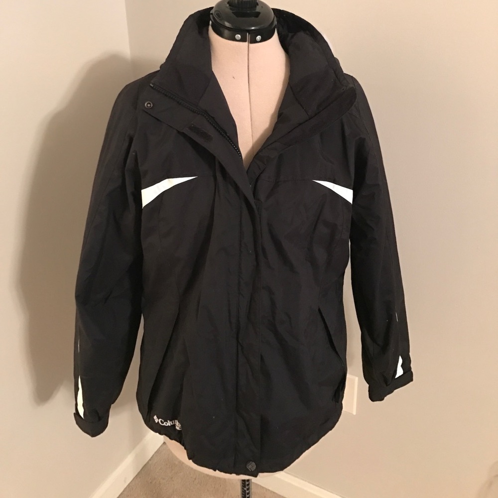 Columbia winter jacket with fuzzy lining