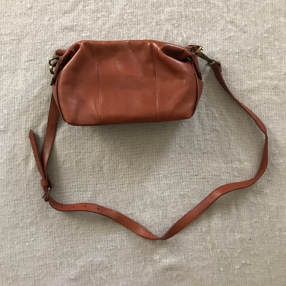Madewell crossbody bag cognac