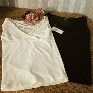 2 pc bundle Dressy Banana Republic Tanks size M