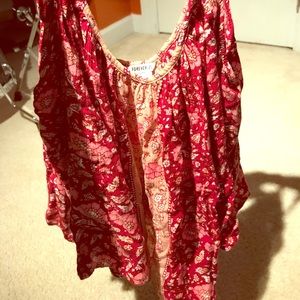 floral summer top. Only been worn once