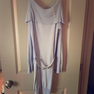 Icy Blue Sweater Dress