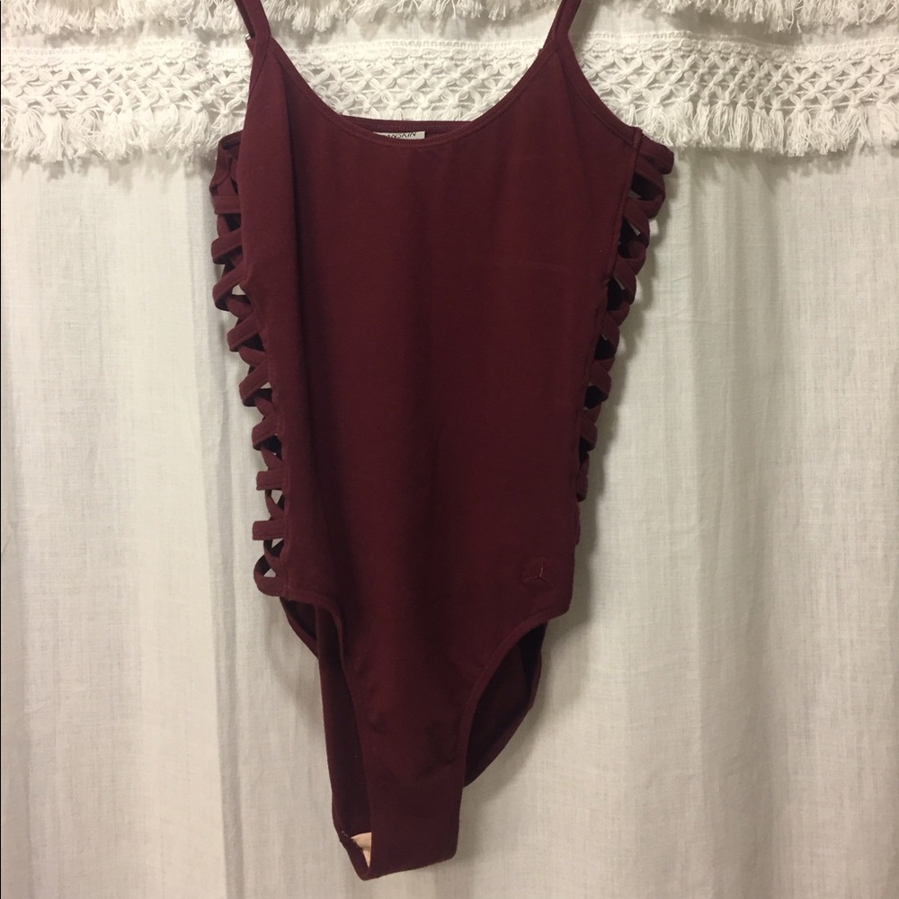 Danskin Wine Leotard from Urban Outfitters - small