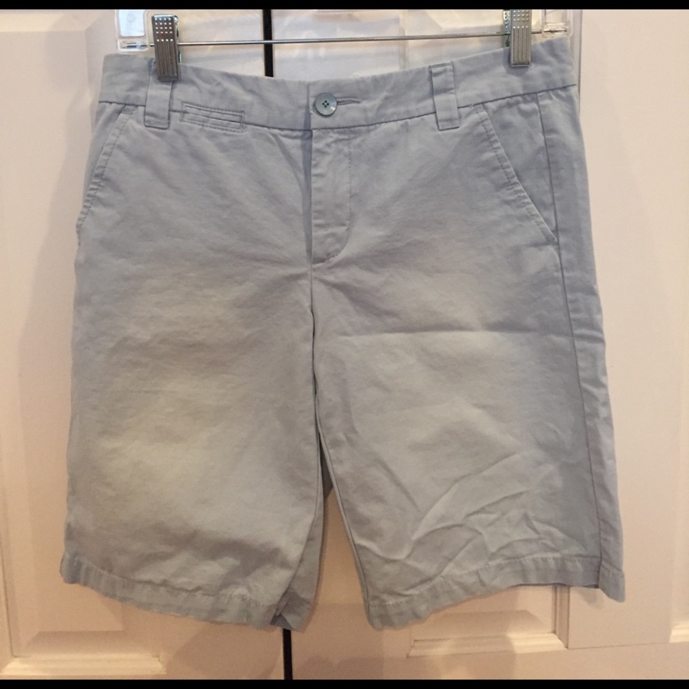 GAP Boyfriend Roll-Up Khaki Shorts