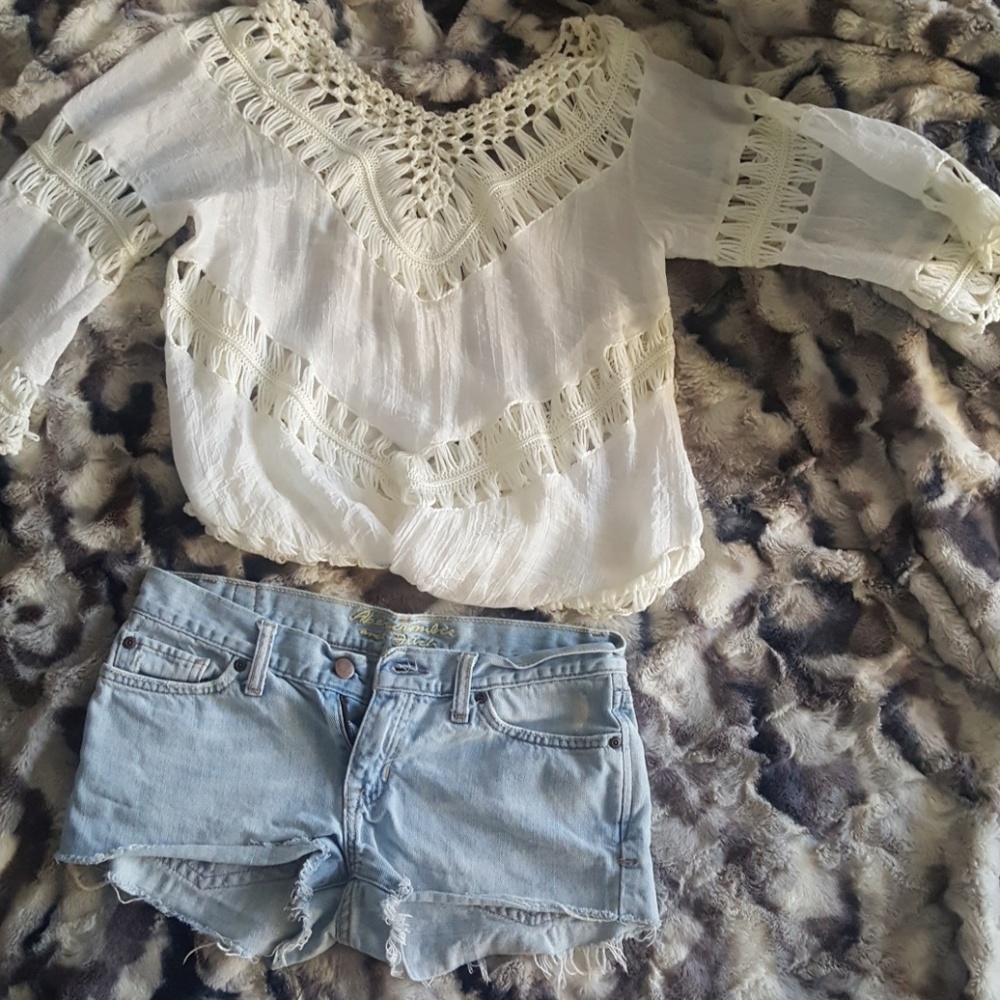 Abercrombie Jean Shorts