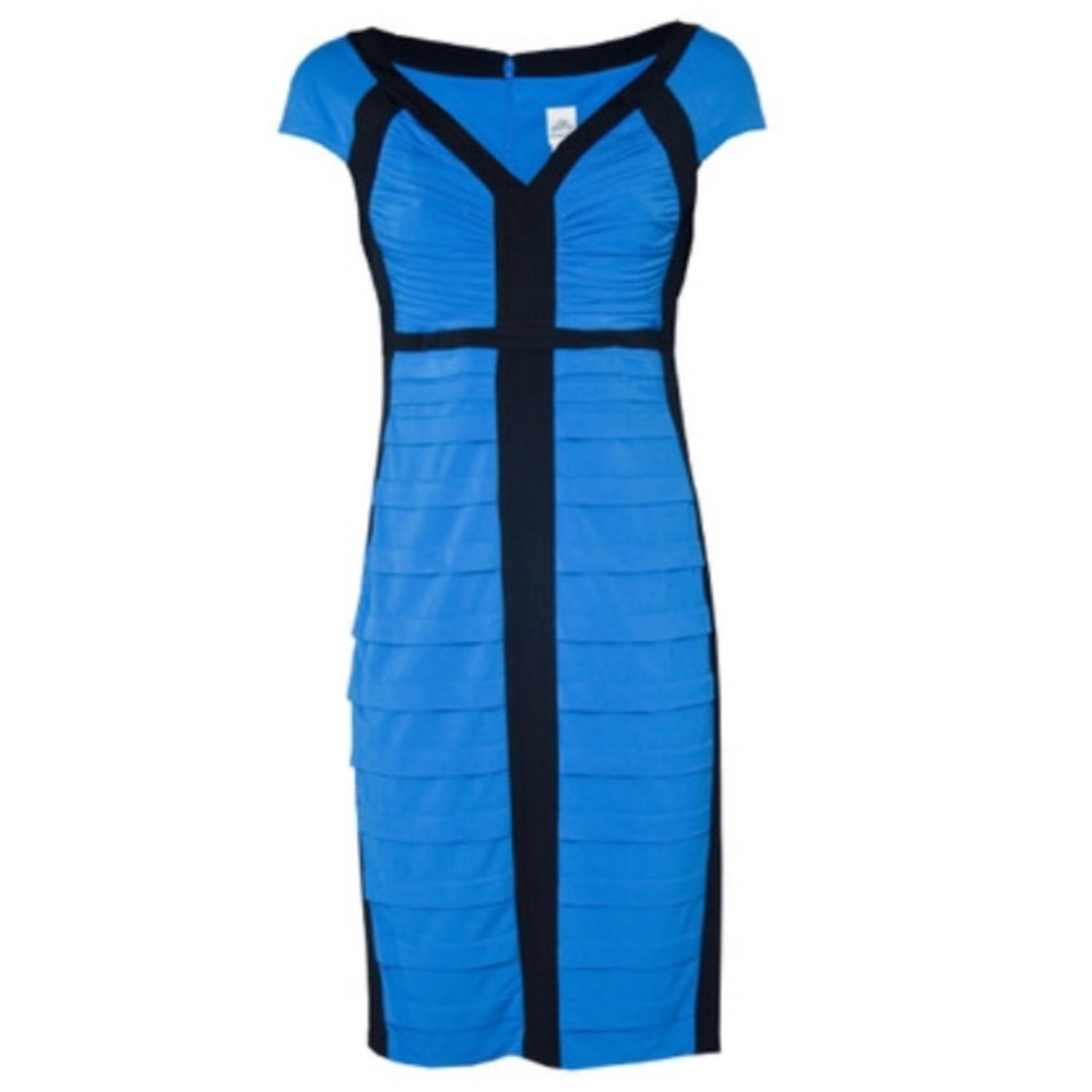 Black and Blue Stretchy Dress