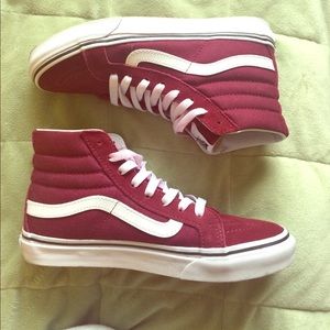 Maroon vans