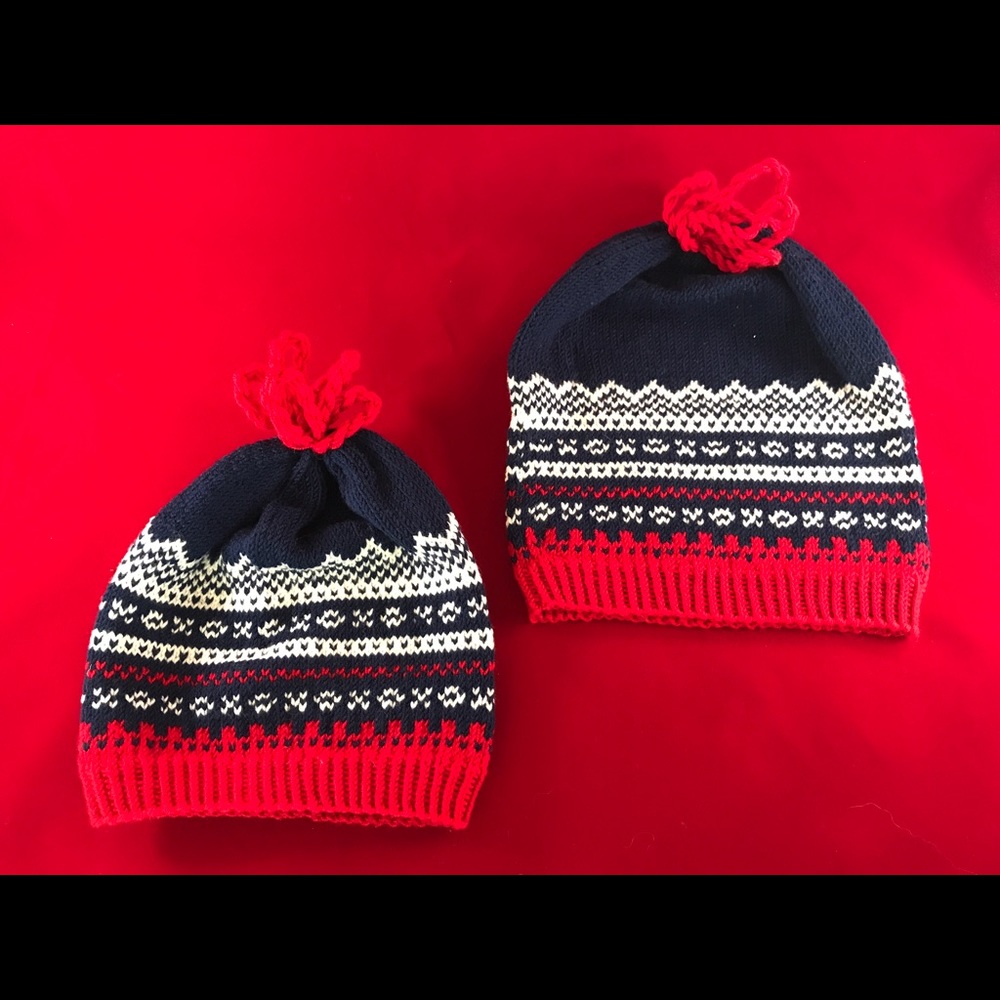 Children's handmade wool hats