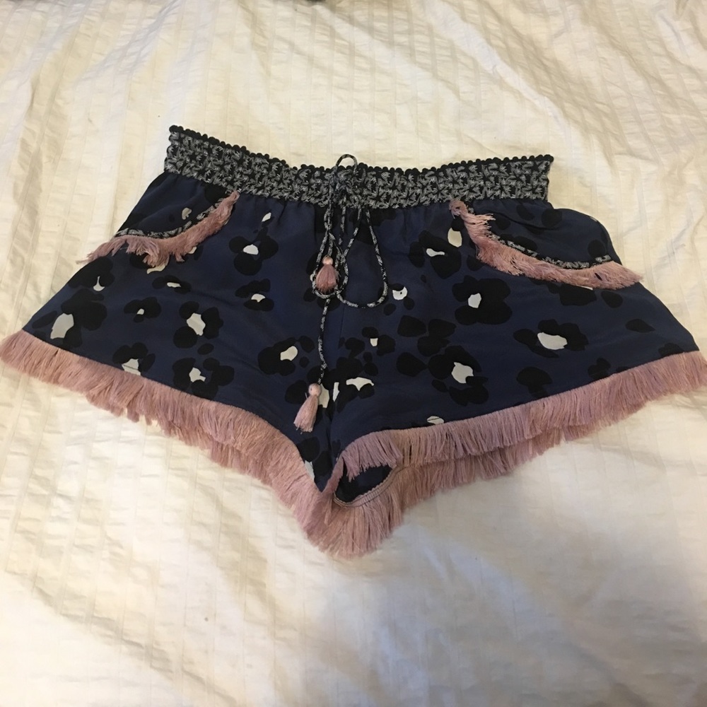Silk Printed Shorts