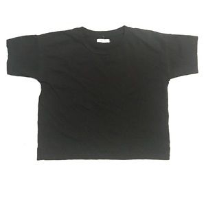 Madewell black crop tshirt