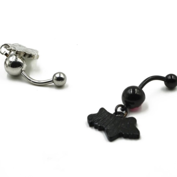 NEW set of 2 FOX RACING NAVEL BELLY RINGS - Picture 2 of 6