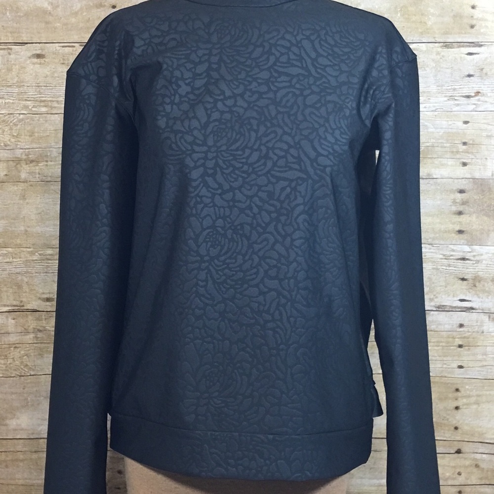 Lululemon Rulu LS Reflective Black Top Xmas HTF 6