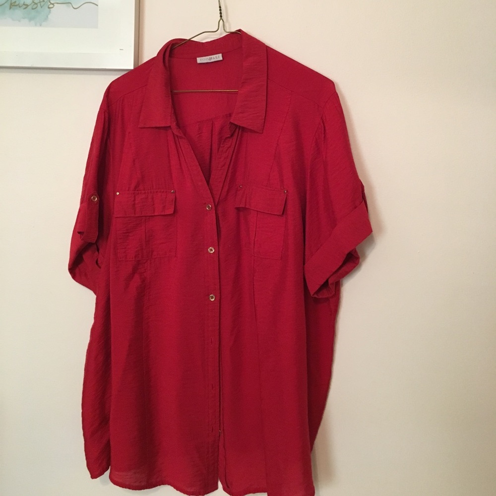 3x red shirt