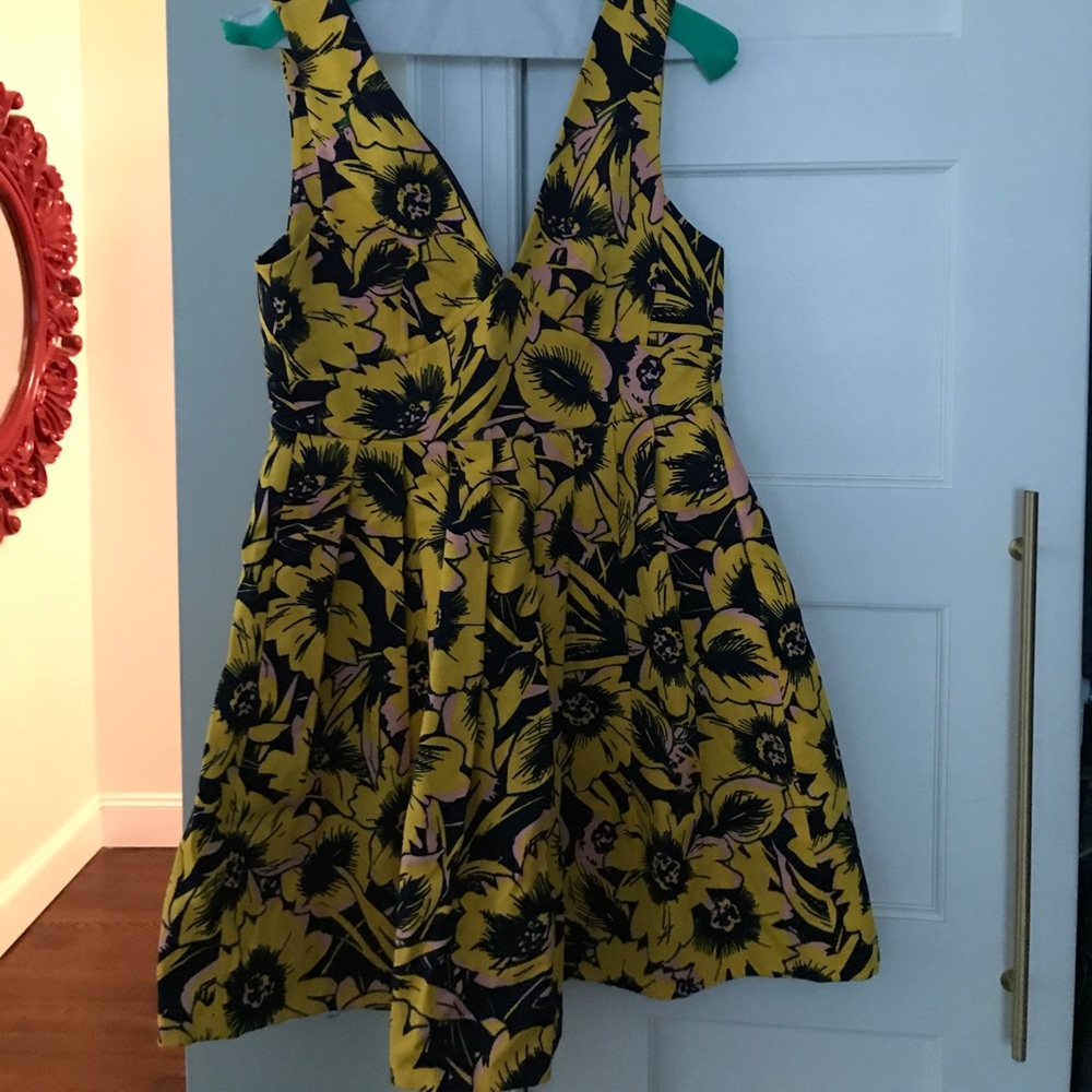 Jcrew yellow dress