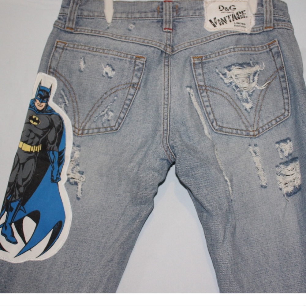 D&G Vintage Batman Jeans hard to find! RARE!!