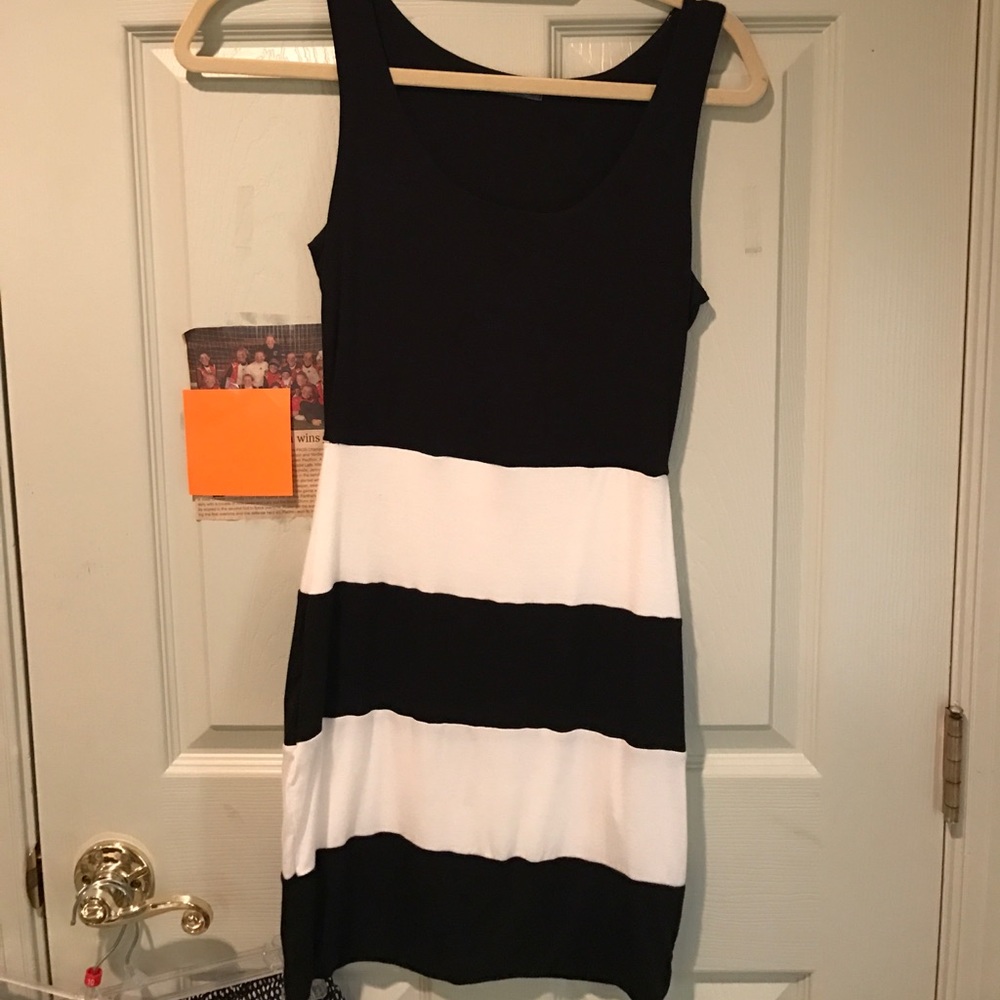 Black and white dress