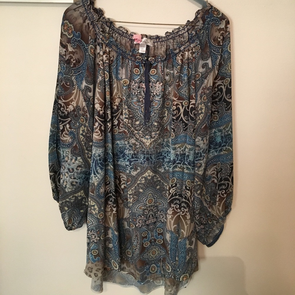 Blue blouse