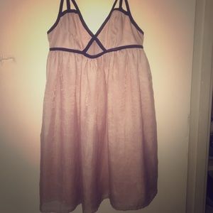 Topshop cutout babydoll dress