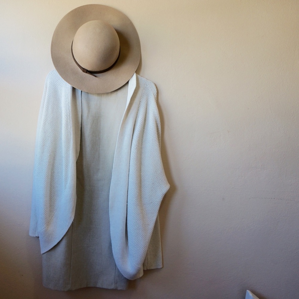 Tan Simple Dress