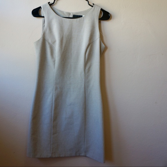 Tan Simple Dress - Picture 2 of 5