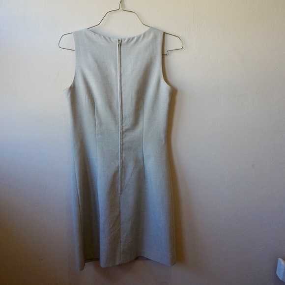Tan Simple Dress - Picture 3 of 5